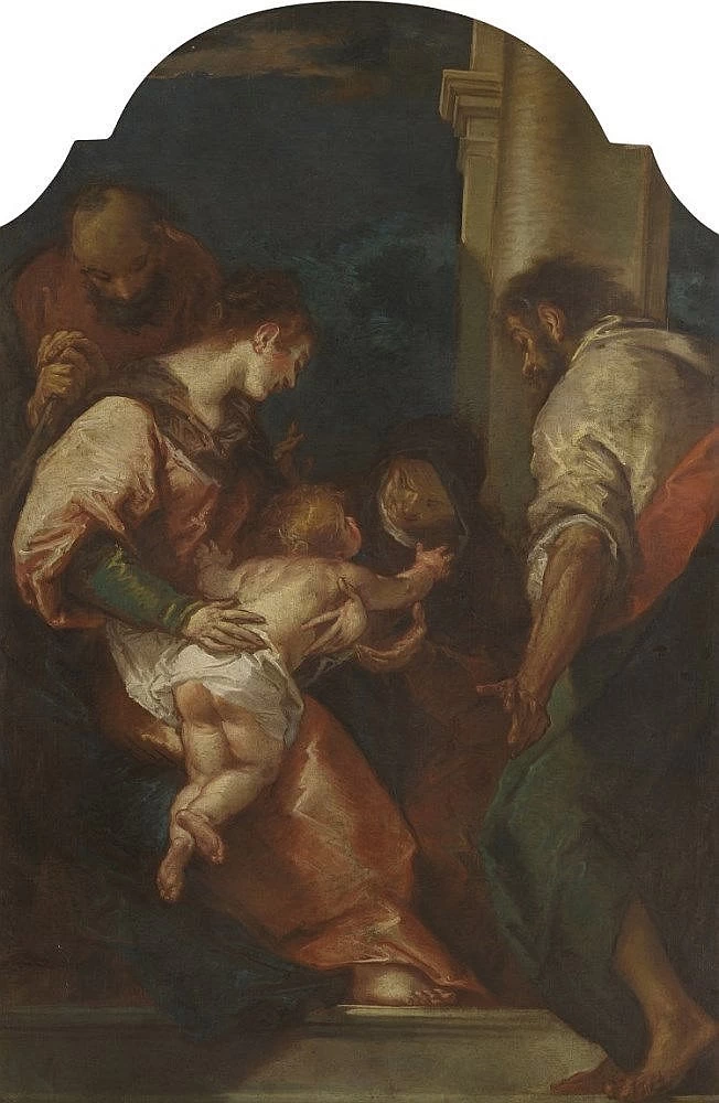 La Sacra Famiglia con sant'Anna
